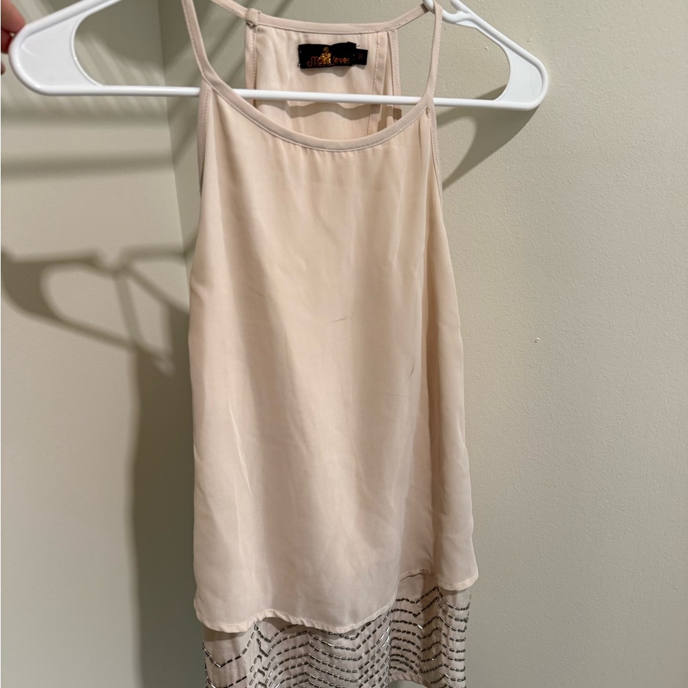 Elegant blush pink top